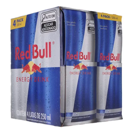 ENERGETICO RED BULL 250ML 4UN 360-23