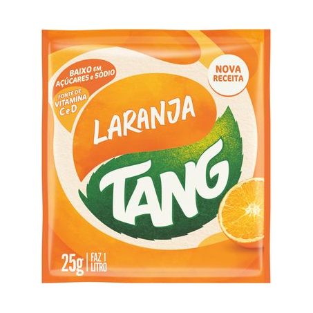 REFRESCO EM PÓ 25G LARANJA TANG