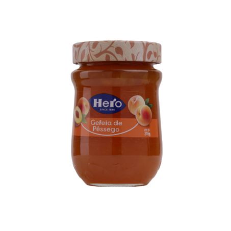 Geleia Hero Pêssego  Pote de Vidro 345gr 360-2