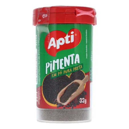 Pimenta Em Pó Pura Preta 30G