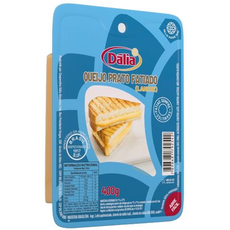 Queijo dalia 400g prato fatiado