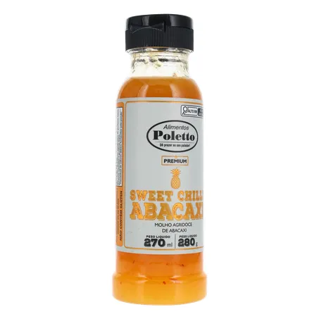 MOLHO PIMENTA POLETTO SWEET CHILLI COM ABACAXI 280G 360-34