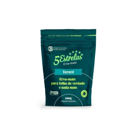 ERVA MATE TERERE PURA ORG 500G - 5 ESTRELAS
