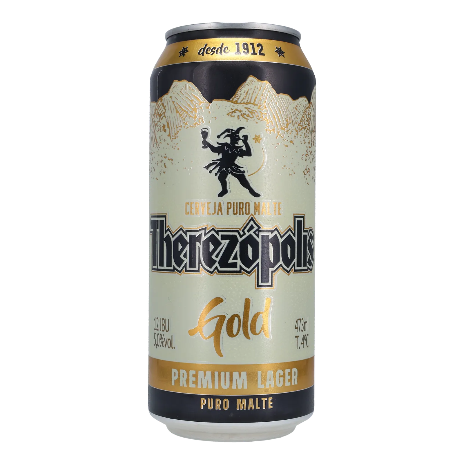 Cerveja Therezopolis Gold Lt 473ml | Miller Supermercados