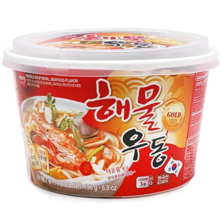 MACARRÃO INSTANTANEO UDON FRUTOS DO MAR WANG 196G