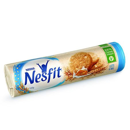 BISCOITO INTEGRAL LEITE & MEL NESTLÉ NESFIT