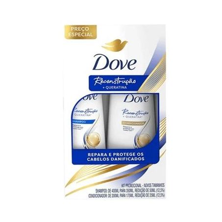 KIT DOVE SH/COND RECONSTRUCAO+AMINOACIDO 350/175ML