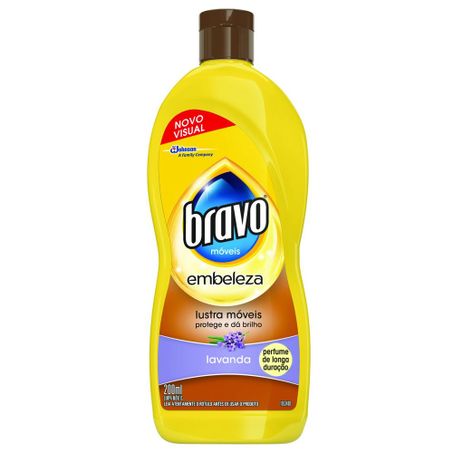 Lustra moveis bravo brilho prat.lav.200ml
