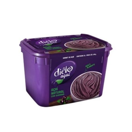 Sorvete Diêlo Açaí com Guaraná Poteitros 2LT