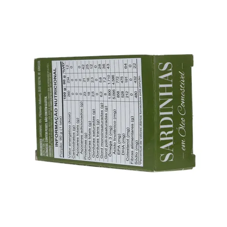 SARDINHA IMPORTADA MARROQUINA SAFI COM ÓLEO CAIXA 125G 360-23
