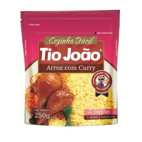Arroz com Curry Tio João Cozinha Fácil Sachê 250G
