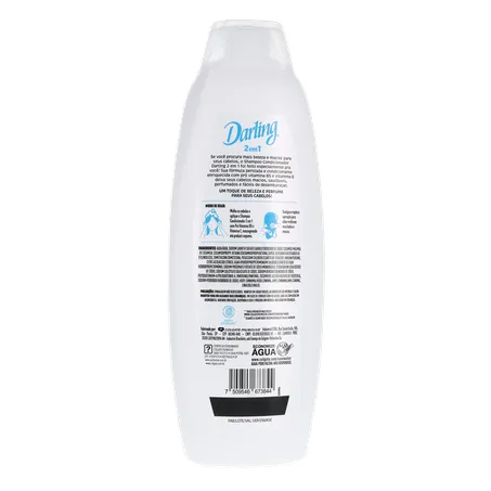 Shampoo 2 em 1 Original Darling Frasco 650ml Tamanho Família 360-17