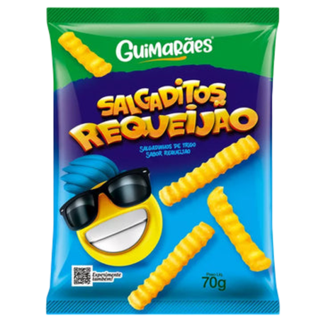 Salgadinho guimarães salgaditos requeijão 70g