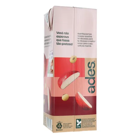 Bebida Base Soja Ades Frutas Maça 1l 360-16