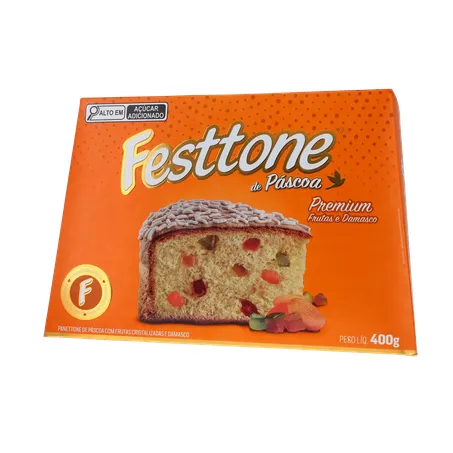 Panettone de Páscoa Festtone Frutas Cristalizadas e Damasco 400G 360-19