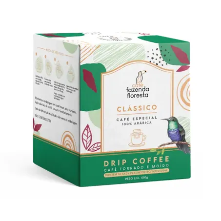 Fazenda Floresta Drip Coffee Café Clássico 100G