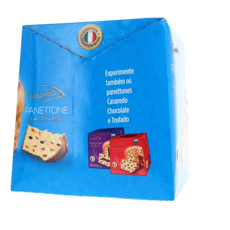 PANETTONE CASAREDO COM FRUTAS CRISTALIZADAS CAIXA 400G 360-11