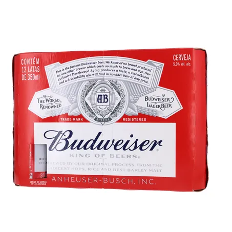 Cerveja budweiser 350ml c/12 und 360-1