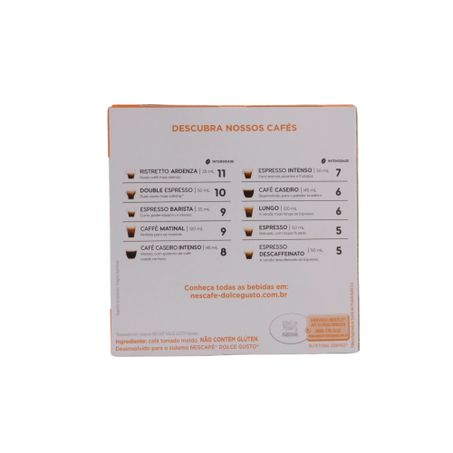 Cápsula Dolce Gusto Caseiro Intenso C/10 90g 360-29