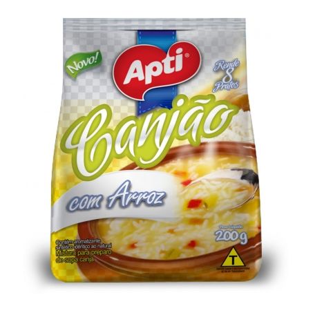 Canjão Apti com Arroz Pacote 180gr