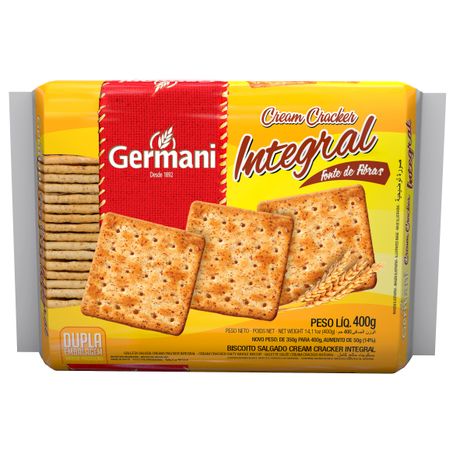 Bisc germani 400g cream cracker integral