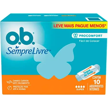 ABSORVENTE INTERNO OB ORIGINAL SUPER C/10 355