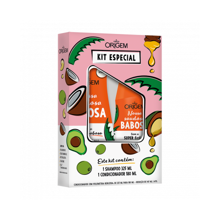 SHAMPOO + COND ORIGEM 505ML BABOSA