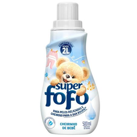 AMACIANTE CONCENTRADO FOFO CHEIRINHO DE BEBÊ 500ML