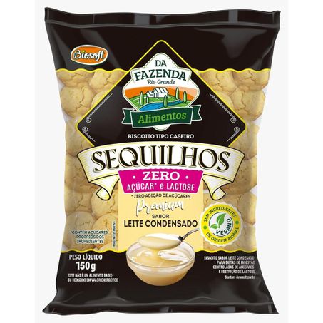 SEQUILHO ZERO LEITE CONDENSADO 150G - BIOSOFT