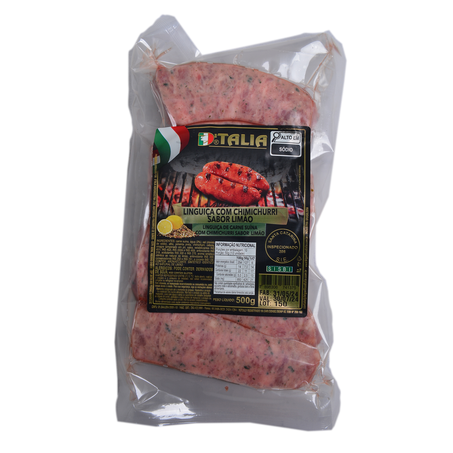 Linguiça Chimichurri Sabor Limão 500g