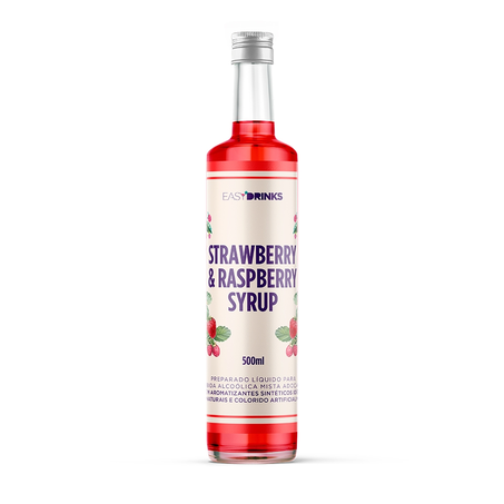 Xarope Easy Drink Morango e Framboesa 500Ml