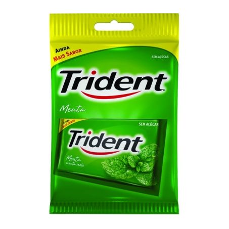 Goma de mascar trident 4x1 menta
