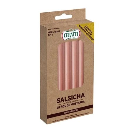 SALSICHA CERATTI 200G VIENA S/CORAN GRAOS MO