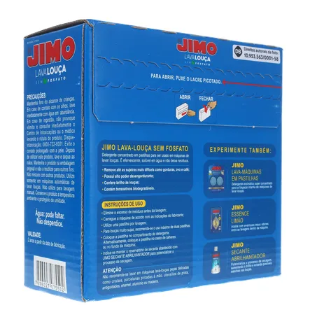 LAVA LOUÇA PASTILHA JIMO P/MÁQUINA C/25UN 360-14