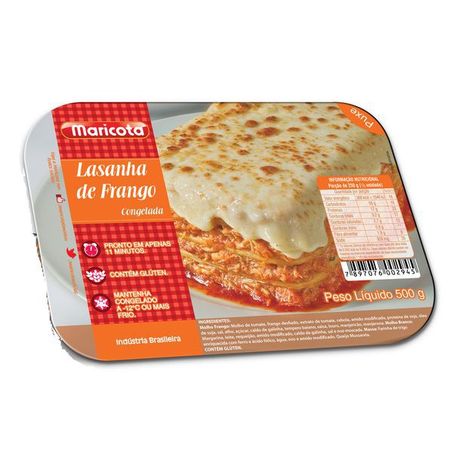 LASANHA MARICOTA 500GR FRANGO