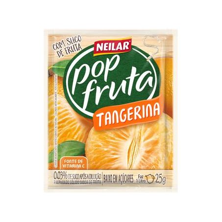 Refresco pop fruta tangerina 25g.
