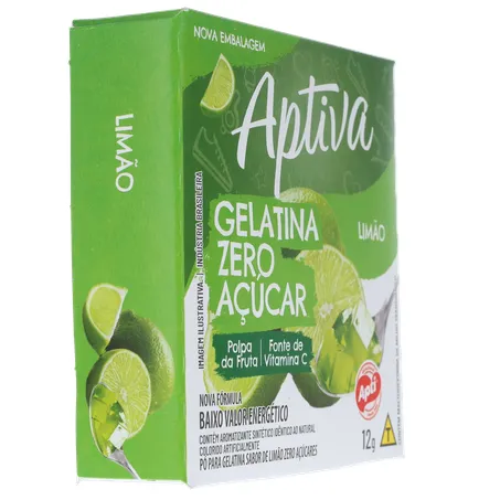 Gelatina apti limão zero açúcar 12g 360-30
