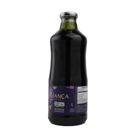 Suco Orgânico de Uva Aliança Tinto Garrafa 1lt 360-6