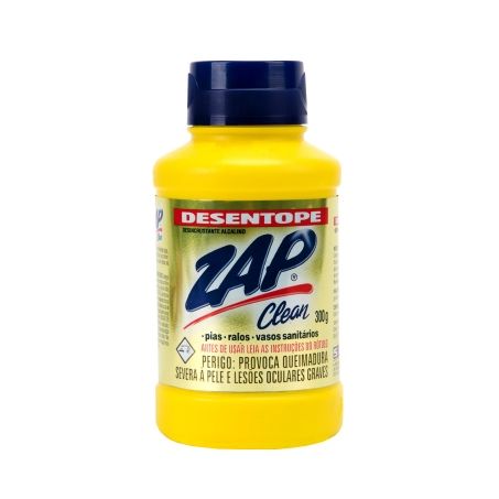 Desentupidor Zap Clean Em Pó Pote 300g 
 
