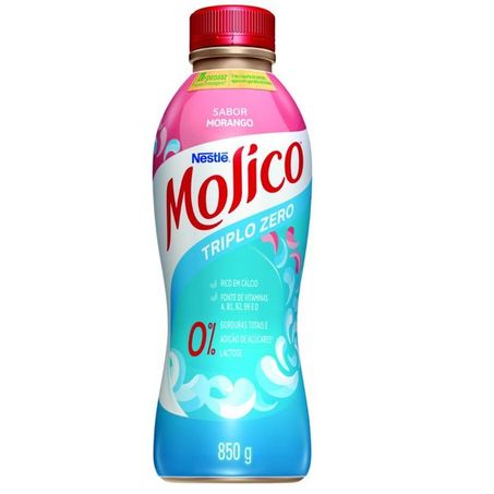 Iogurte molico nestle morango zero 850g