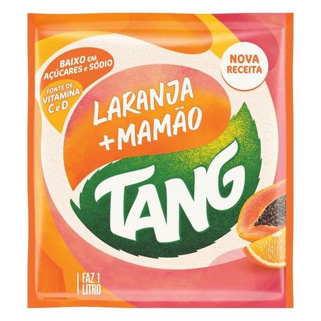 Suco tang laranja e mamão 18g