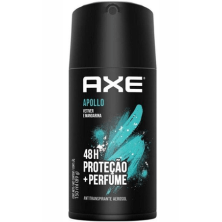 Desodorante aerosol axe 150ml apollo