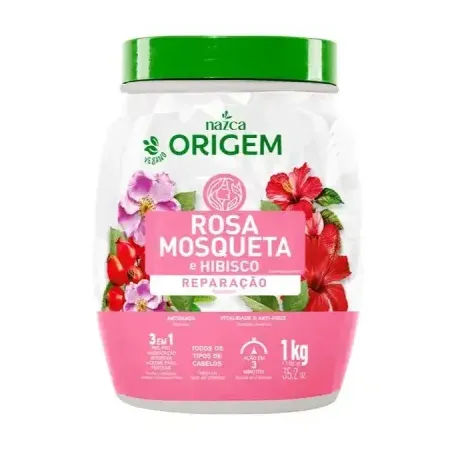 Creme Pentear Origem 1kg Rosa Mosqueta