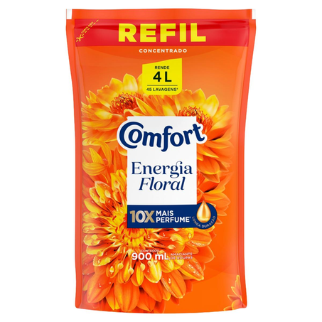 Amaciante Concentrado Comfort 900ml - Energia Floral