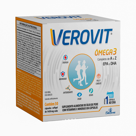 VEROVIT ÔMEGA 3 1450MG 30CAPS