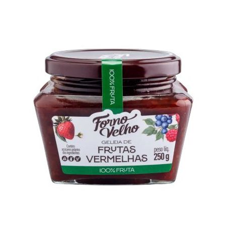 Geleia forno velho 250g 100% frutas vermelhas