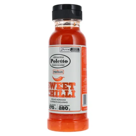 MOLHO PIMENTA POLETTO SWEET CHILLI  280G 360-3