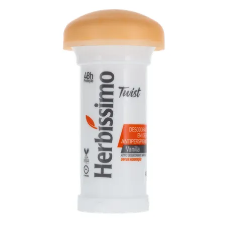Desodorante em Creme Antitranspirante Herbissimo Twist Vanilla Frasco 45gr 360-35