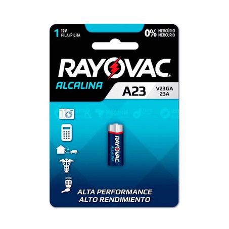 PILHA ALCALINA A23 RAYOVAC 12V