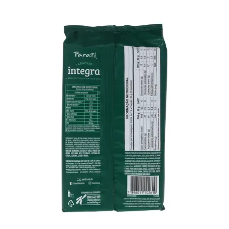 BISCOITO PARATI INTEGRAL 400G 360-18